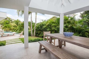 Terrace at WV CBA, Grand Cul de Sac, St. Barthelemy