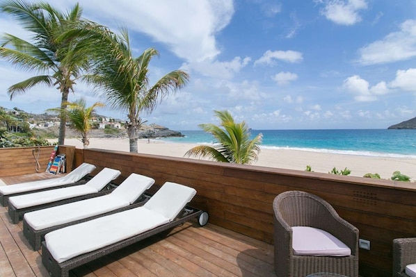 Deck at WV VDD, Flamands Beach, St. Barthelemy