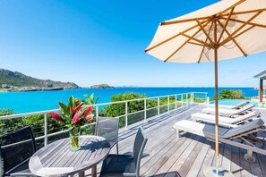 Deck at WV TCK, Flamands Beach, St. Barthelemy