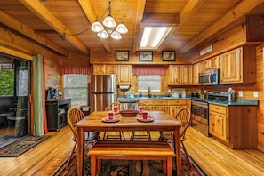 Dining room and Kitchen