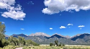 Mountain view from the driveway.