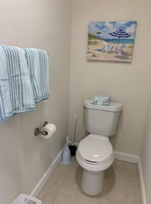 Full bathroom with walk-in shower