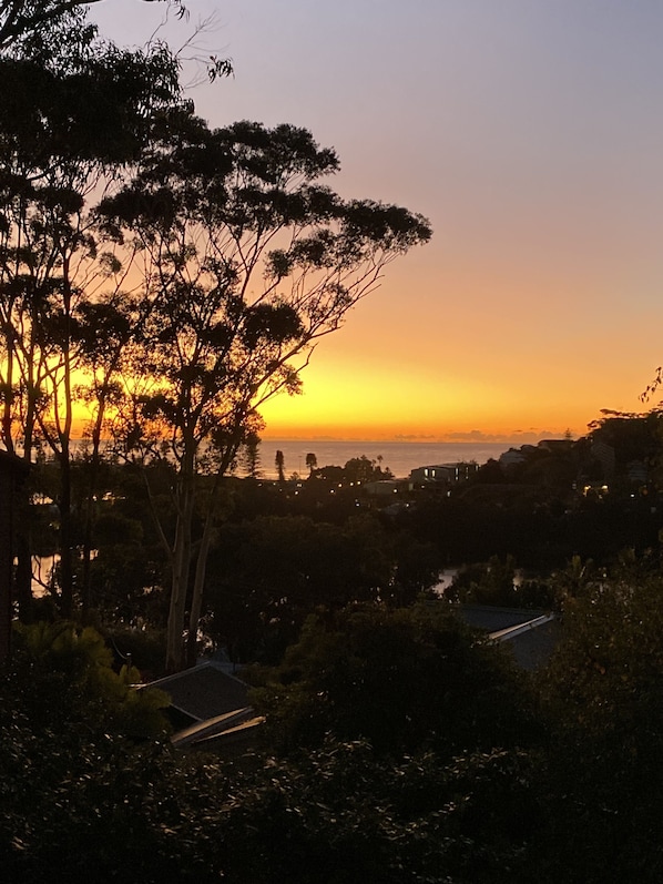 Sunrise from the back deck