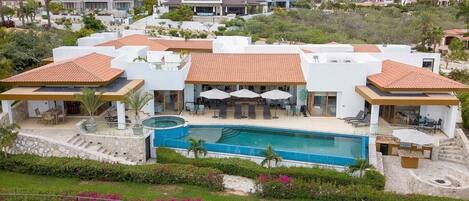 A resort with a pool