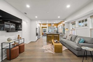 Living Area with Smart TV + Soundbar