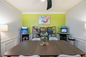 Private Game room for enjoyment