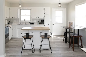 fully stocked kitchen