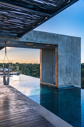Takterrasspool