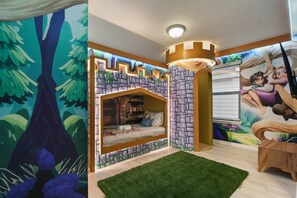 Magical fairytale castle room with enchanted vibes & dreamy adventures!