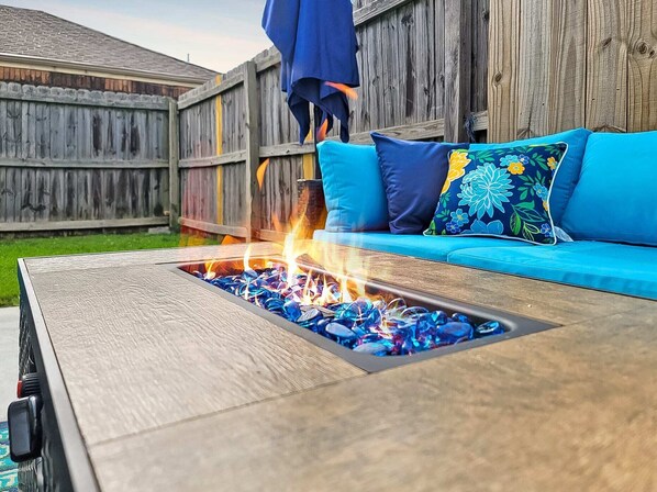 Hand crafted outdoor fire pit