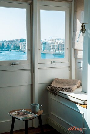 The Balcony with a little reading corner
