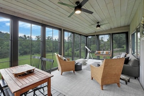Our 3 seasons room is sure to be a favorite among your group!