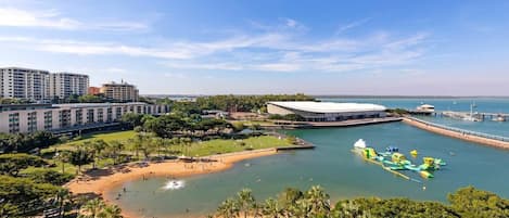 Make use of the saltwater lagoon with safe swimming for children or have a go in the wave pool, both of which have been rated in the top ten swimming spots in the NT.