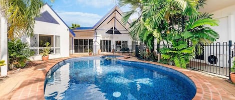 Cool off in the resort-style swimming pool, with plenty of space to soak up the sun.
