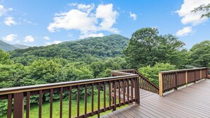 Mountain view from back deck