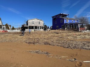 View of our cottage from the water
