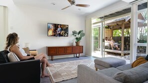 Relax in air-conditioned comfort.