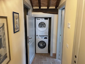Washer and Dryer located within the apartment