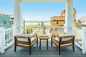 Great Gulf views from the covered deck