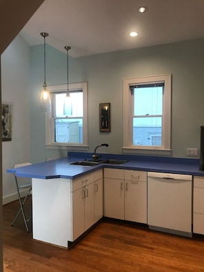 kitchen with all the appliances and amenities