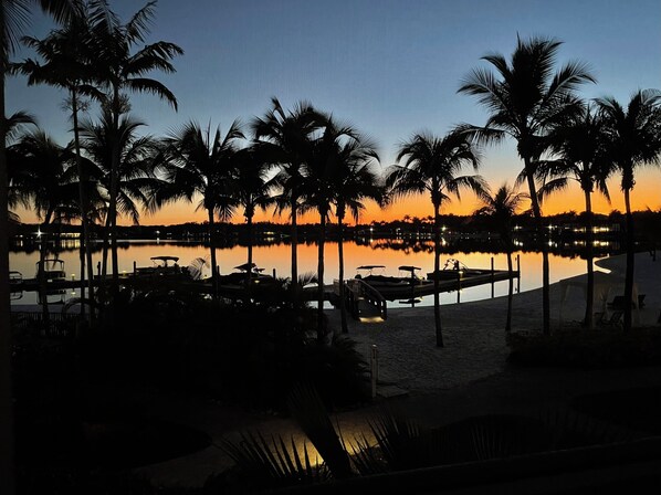 Beautiful sunsets from the condo!