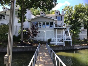 View from dock to home.