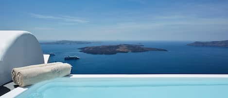 Elegant Santorini Villa | Private Plunge Pool | Eden Villas Superior Two Bedroom Villa | Stunning Caldera View
