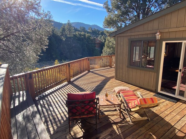 Wrap around deck