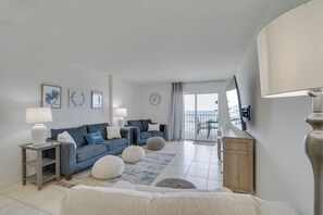 Living Room | 7th-Floor Unit | Smart TV | Free WiFi