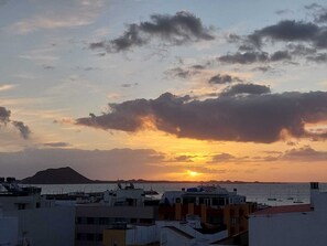 Vue sur la plage ou l’océan