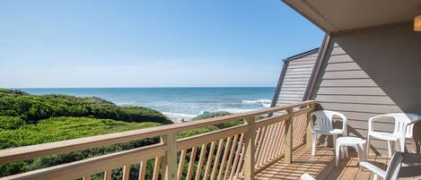 Balcony with Beach Views