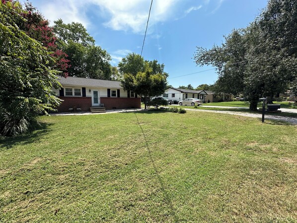 Front of the house