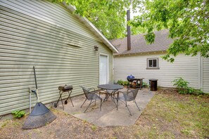 House Exterior | Shared Furnished Patio | Shared Dining Area & Charcoal Grills