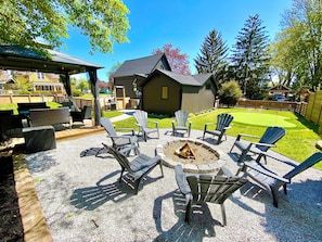 Enough space and privacy to have your own oasis with the convenience of being 1 block off main st.