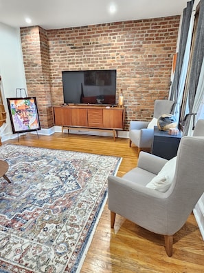 Living Room: 65 inch LG Smart TV