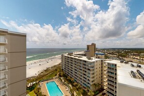 Vue sur la plage/l’océan