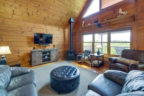 Living Room | 1st Floor | Wood-Burning Stove