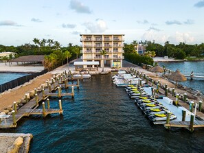 On-sit marina and boat ramp