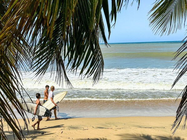 Surf breaks right outside your condo.