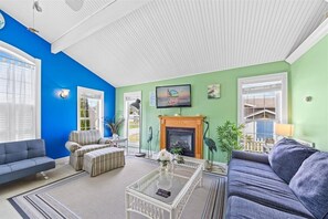 Colors of Sea Glass with a tasteful Coastal Vibe.