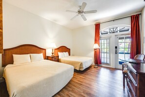Studio | 2 Queen Beds | Linens & Towels Provided | Smart TV | Free WiFi