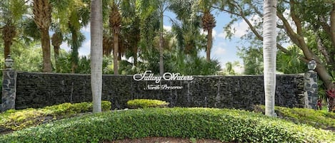 Gated Entrance to Falling Waters North Preserve