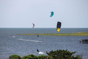 Zoomed in view from 3rd floor deck.
Launch your kite from the neighborhood dock