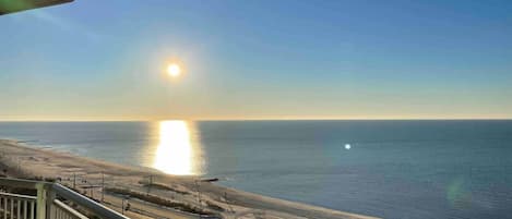 Morning sun from the balcony