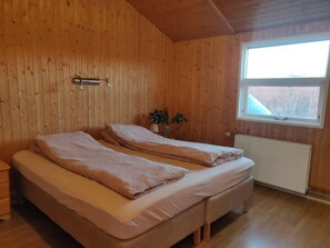 Bedroom with double or twin beds.