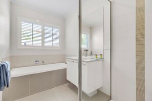 Bathroom with shower & bath