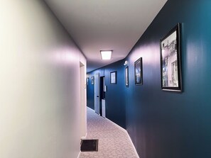 Entrance to The Huber Loft. Welcome! We you enjoy your stay and feel at home.