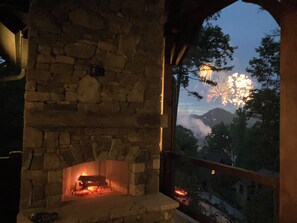 Fireworks on Lake Glenville