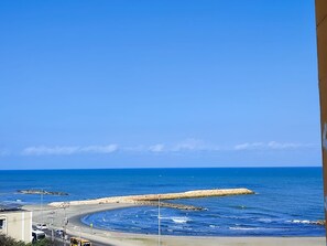 Vue sur la plage ou l’océan