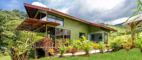 Placed on the higher part of our property to take in the amazing views!